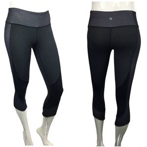 Lululemon Sashiko Wunder Under Crop Size 6